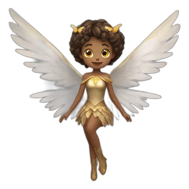 Une fée avec des ailes et magique sticker