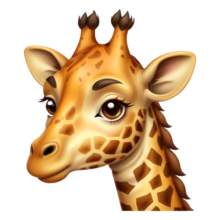 Giraffe crying sticker