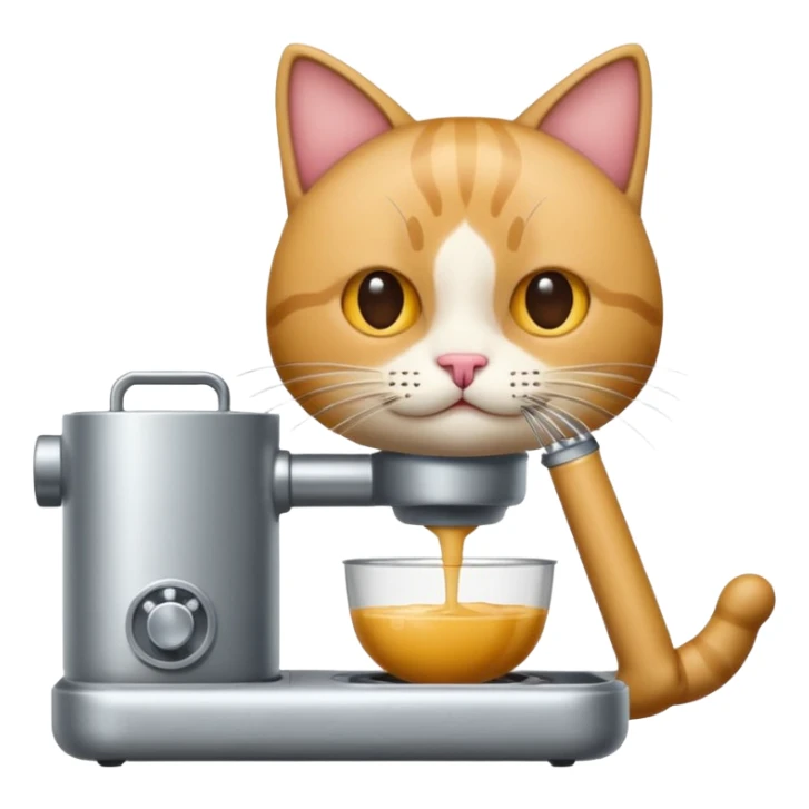 gato cociendo en una maquina de cocer sticker