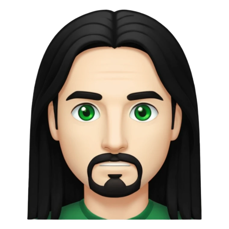 Kevin Richardson green eyes, long black hair sticker