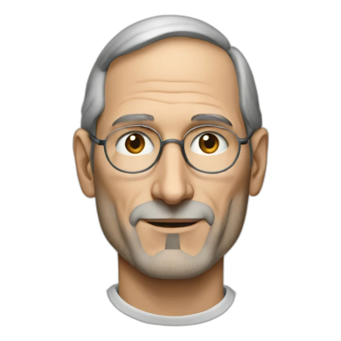 steve jobs in his 30s sticker