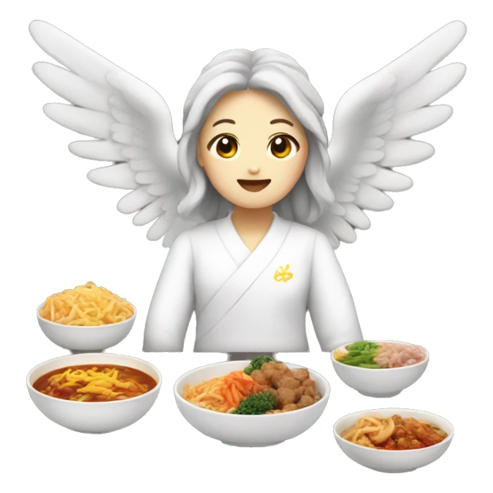 above angel korean food sticker