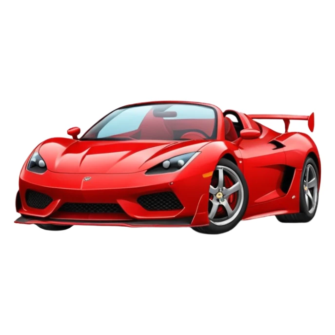 Sport car frontline cartoon sticker