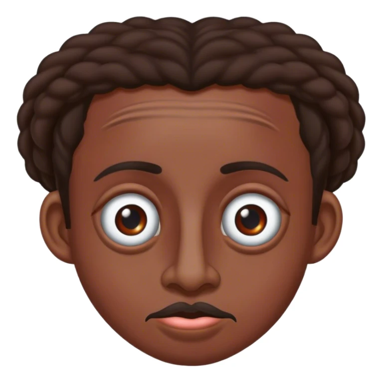 scrawny ugly 6'4 ethiopian sticker