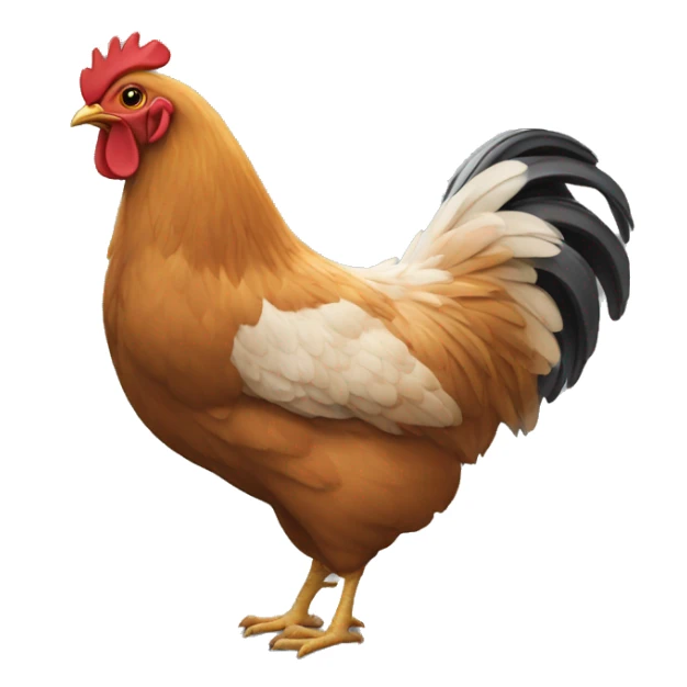 Un noir qui mange du poulet sticker