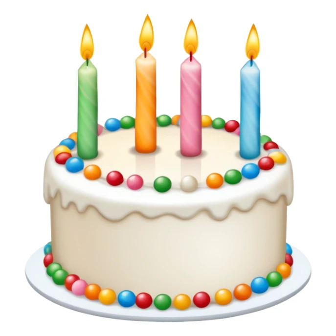 Um bolo de aniversário com o nome "Dinis"  sticker