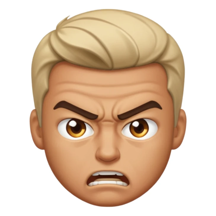 Créame una imagen de Ethan de Blu strike enojado sticker