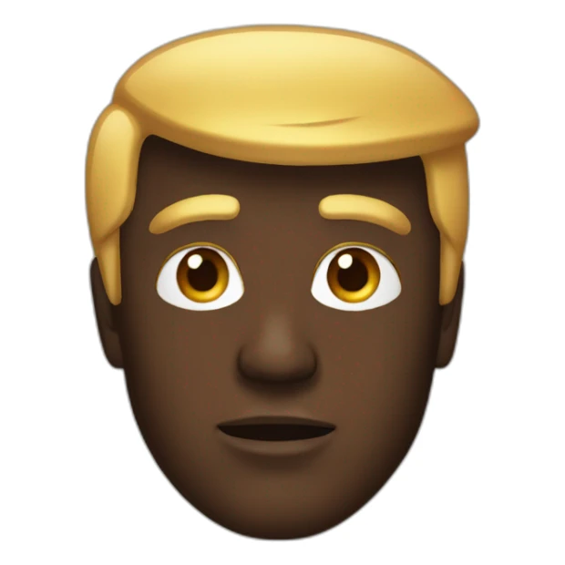 donald trump black skin sticker