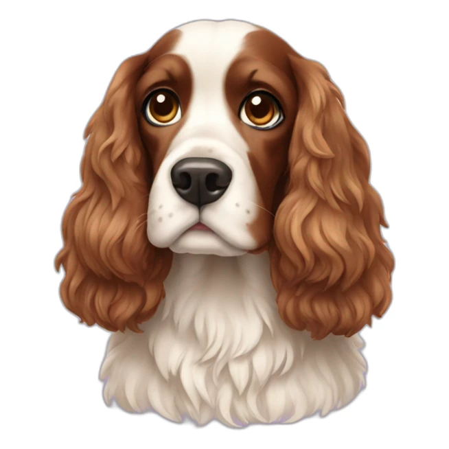 Beauty spaniel sticker