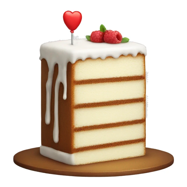 white cake square with eat me tag sticker