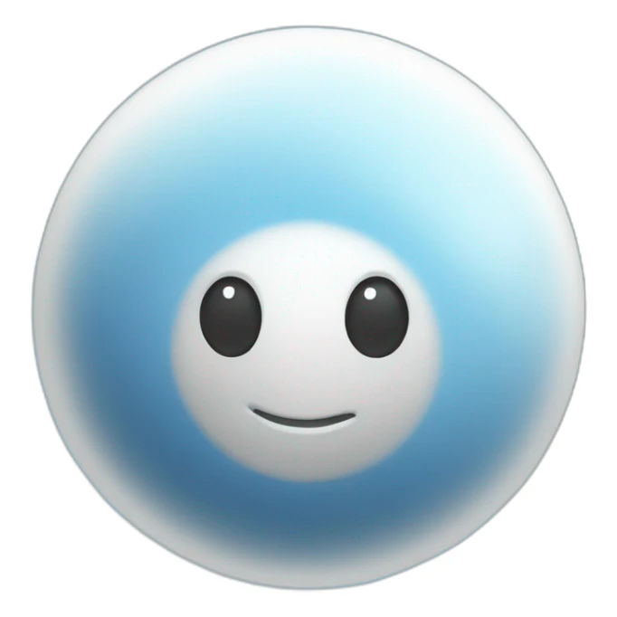 energy-ball-white-blue-halo sticker