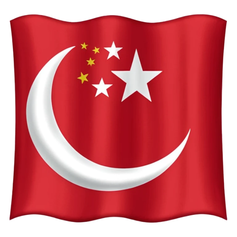 Flag of the Ottoman Empire 1453 sticker