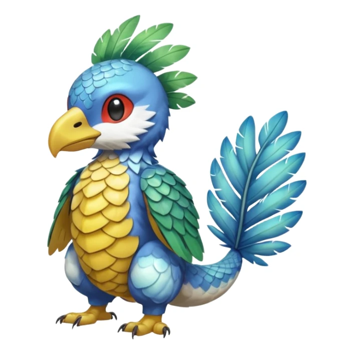 Cute cool animal hybrid Fakemon full body sticker