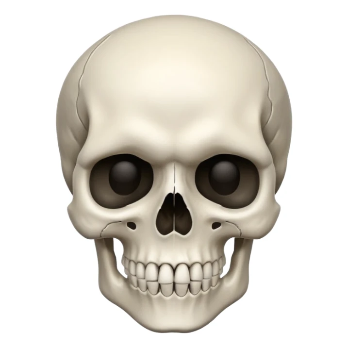 Skull sticker