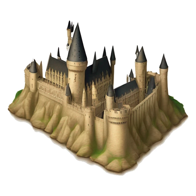 The Marauder's Map is a magical parchment that shows the layout of Hogwarts Castle, including secret passages and the location of people within its grounds, marked with moving dots. sticker