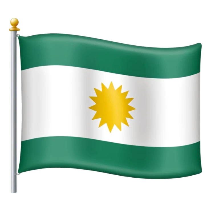 Un emoji de la bandera de Andalucia del este estilo 🇪🇸 sticker