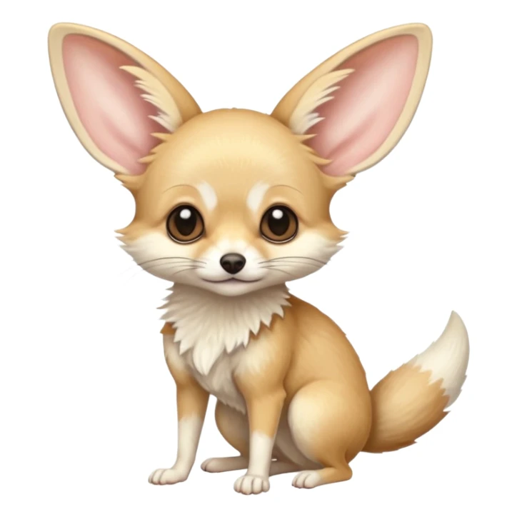 Fennec-Fox-Jerboa-Gerbil-chihuahua-hybrid, full body sticker