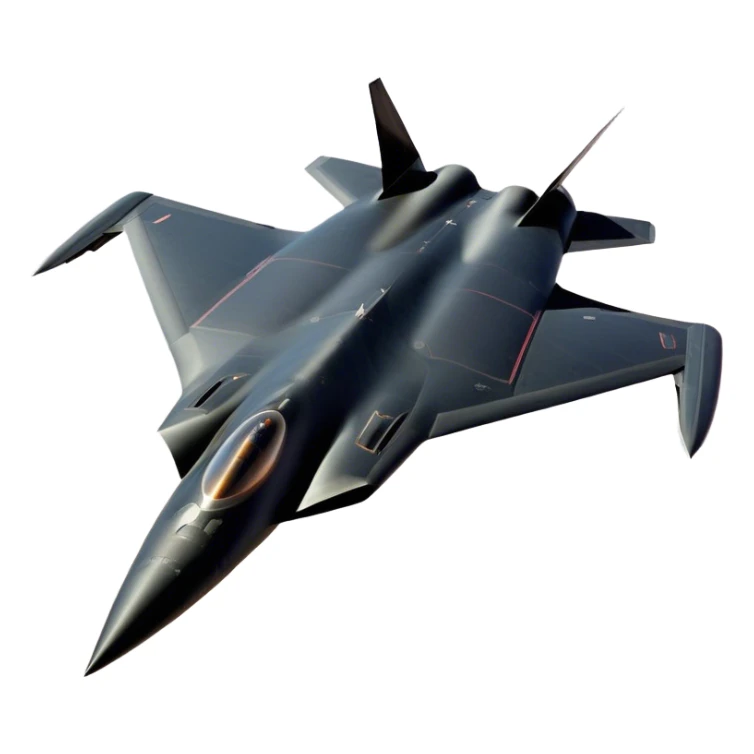 SR-71 Blackbird - Lockheed Martin (Stealth Grey) A sleek, high-speed reconnaissance aircraft with an elongated, needle-like fuselage and a smooth, aerodynamic design. The body is finished in a deep, matte jet-black with subtle panel lines and heat-resistant detailing. Its twin engines are seamlessly integrated into the structure, with sharp, swept-back wings that emphasize speed and stealth. The cockpit canopy is tinted, adding to its mysterious, high-tech aesthetic, while the overall silhouette exudes an aura of unmatched velocity and secrecy. sticker