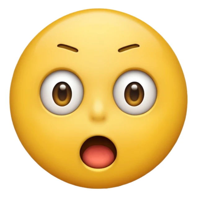 very excited and shock emoji sticker