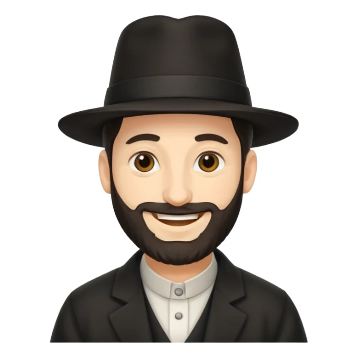 orthodox jew smirking sticker