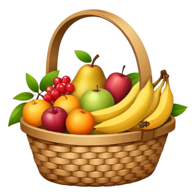 Basket of fruits  sticker