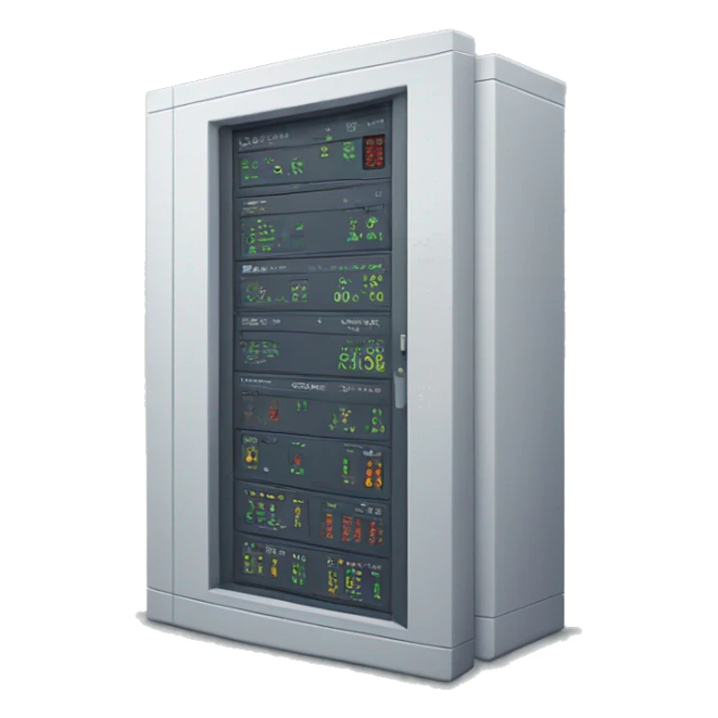 Electricity server monitoring statistic sticker