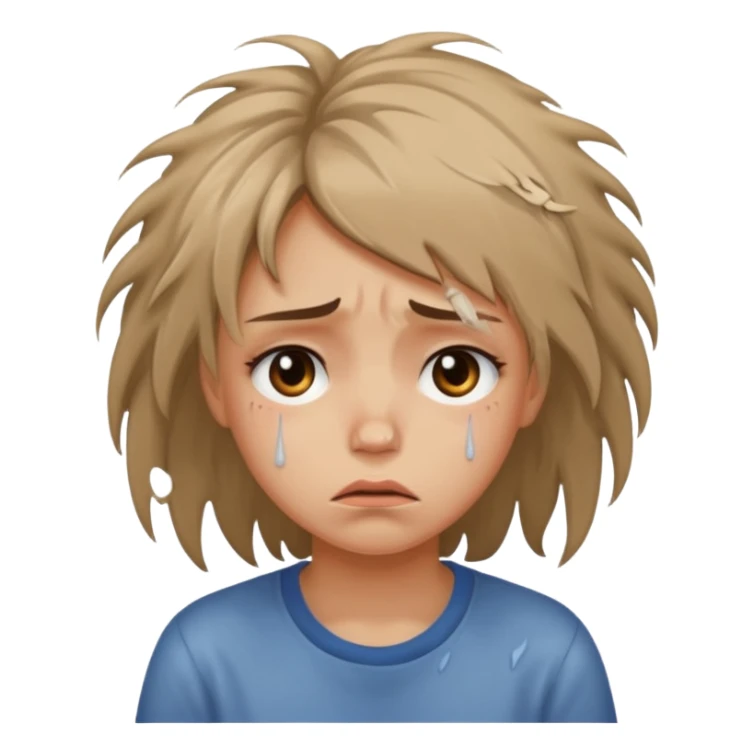 a girl is sad and mad sticker