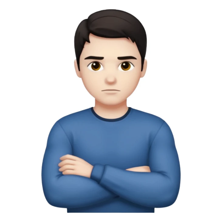 Cole Palmer crossed arms cold emoji sticker