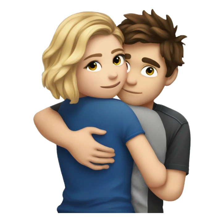 Emoji Chloe grace moretz hugging elrubiusomg sticker