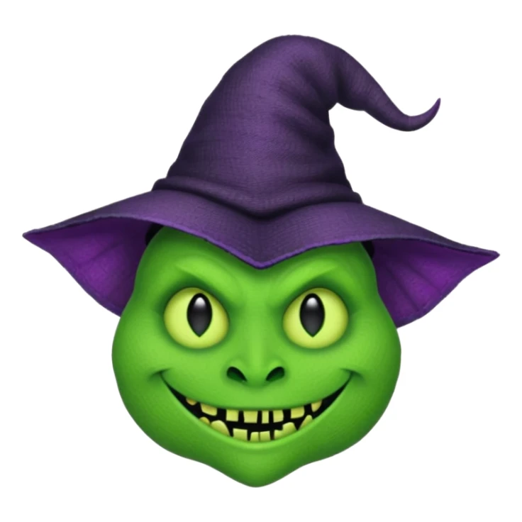 create Oogie boogie From nightmare before Christmas,maleficent and elphaba emoji from wicked. As Emojis that don’t already exists. sticker