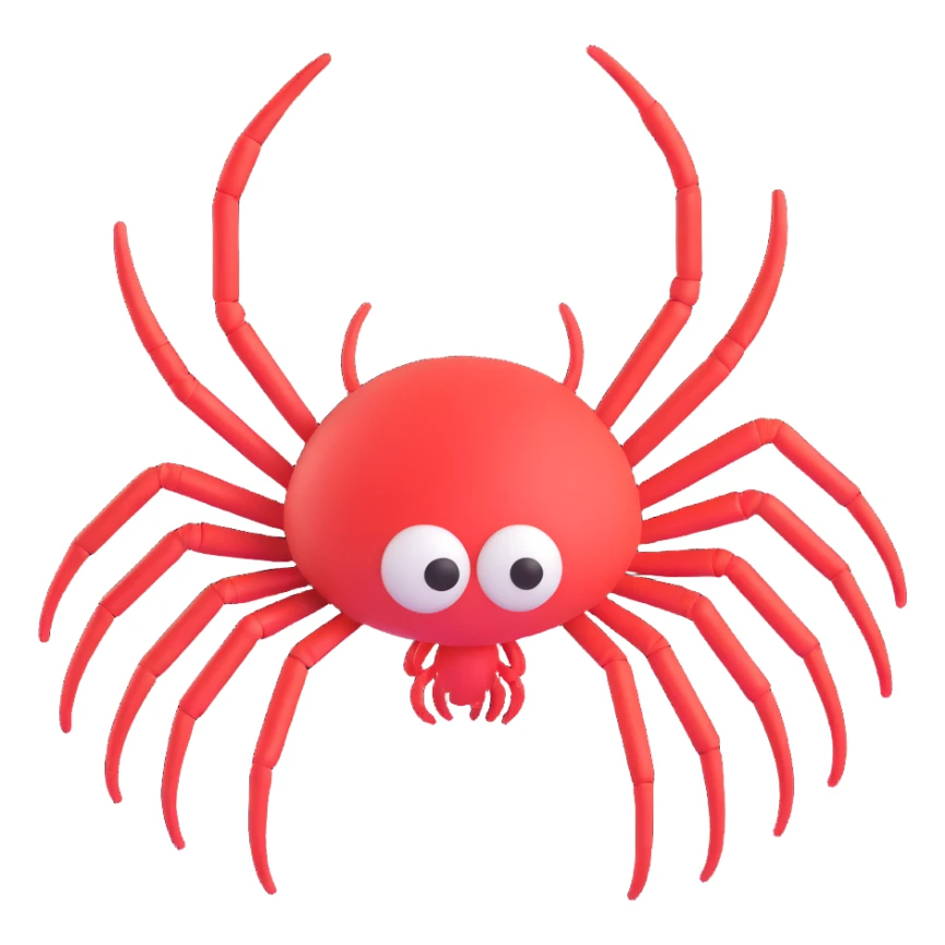 cute spider sticker