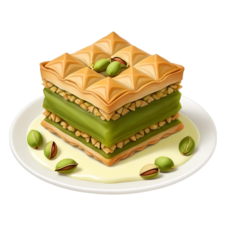 Turkish Food a  name is “Soğuk Baklava” sticker