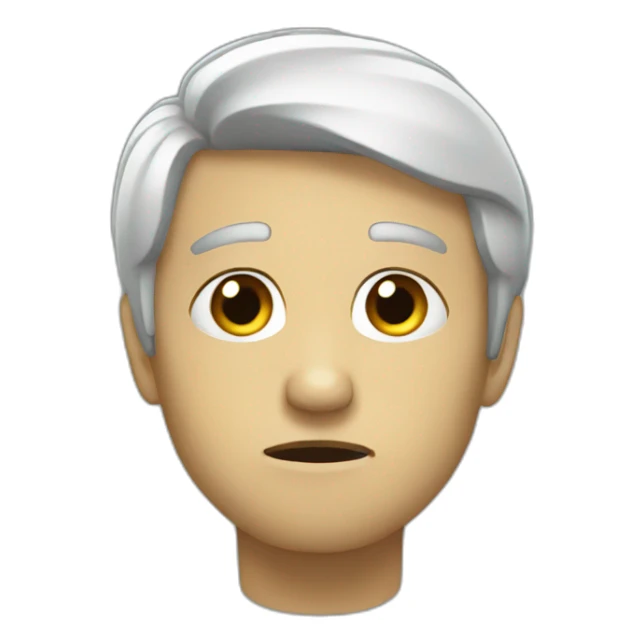 persona triste sticker