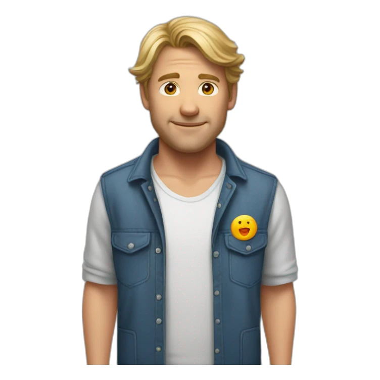 Un. Porc qui fais son beau gosse sticker