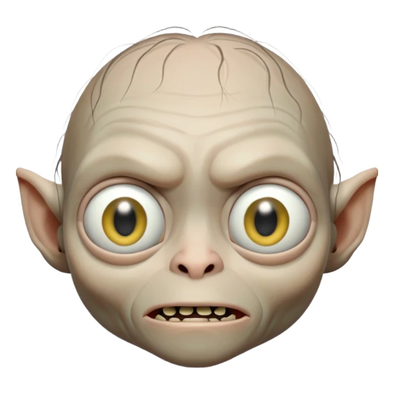 Gollum Lord of rings emoji  sticker