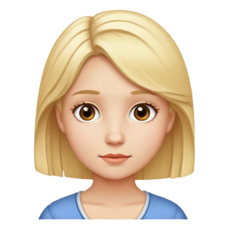 Girl named Ester with blonde hair sticker