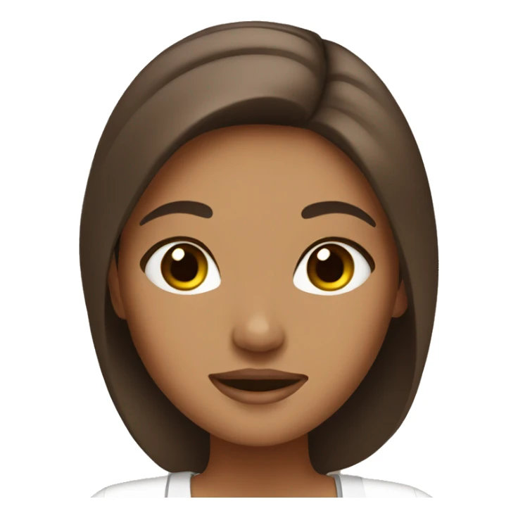 girl with brown hair spa day sticker