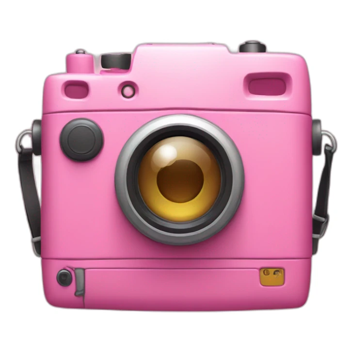 pink appareil photo sticker