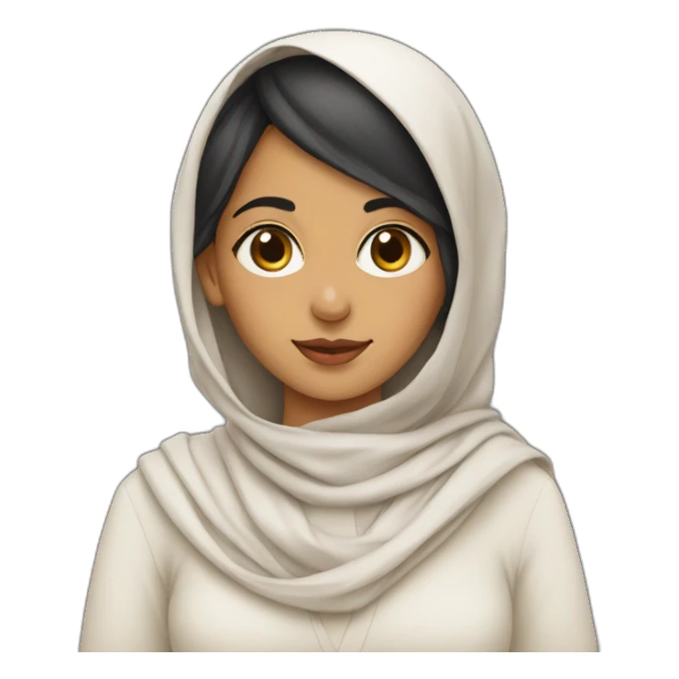 Saudi girl as farida zaman sticker