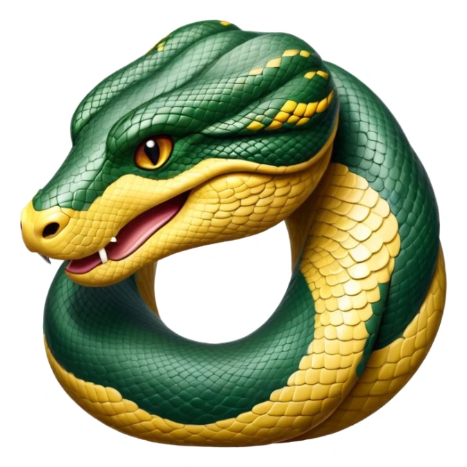 cinematic-noble-anaconda-portrait-emoji,-poised-and-imposing,-with-a-massive,-sinuous-build-draped-in-intricately-patterned-scales-and-piercing,-focused-eyes,-simplified-yet-sharp-and-sophisticated-features,-highly-detailed sticker