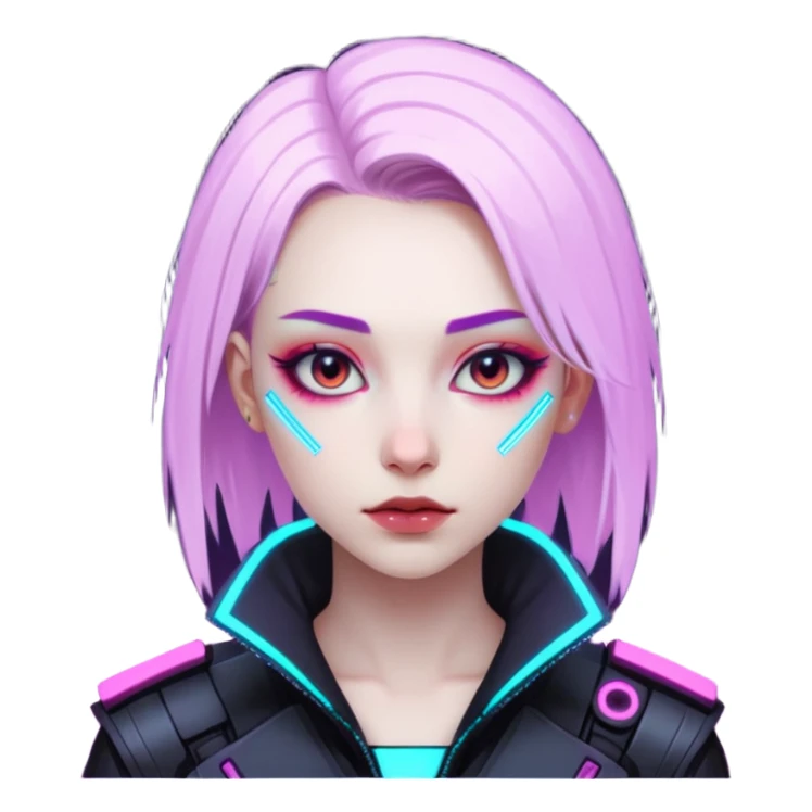 rebekka from cyberpunk edgerunners sticker