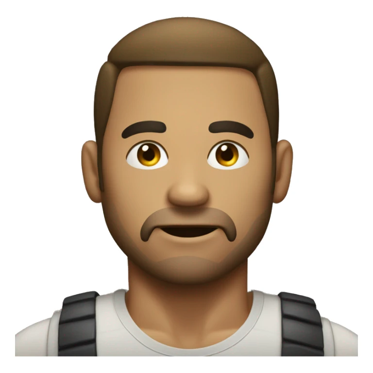 Persona musculosa pero no tan gigante. sticker