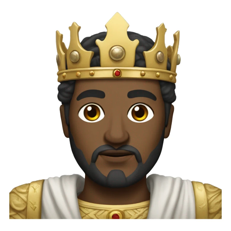 byzantine emperor maurice with white skin sticker