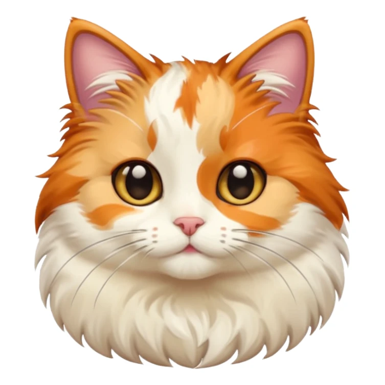 Cute Calico cat with Pinterest, creamy, soft vibe. sticker