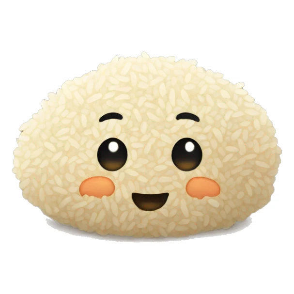 clump of rice sticker