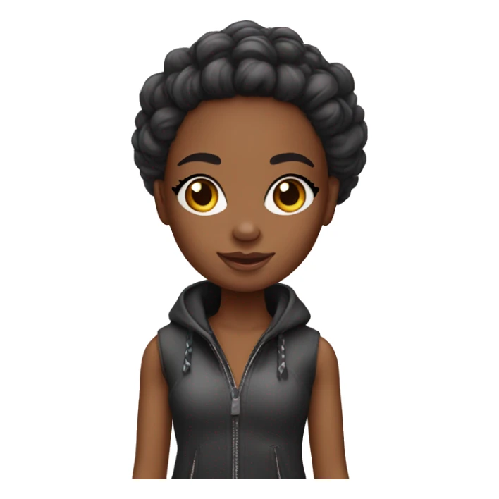 Black girl brats doll sticker