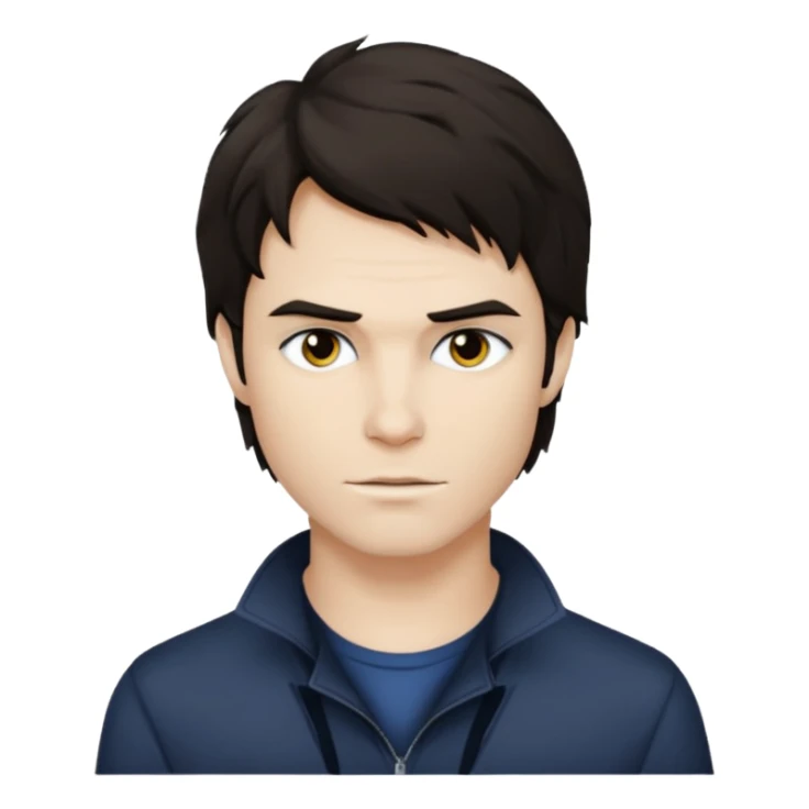 Damon Salvatore from the vampire diaries sticker