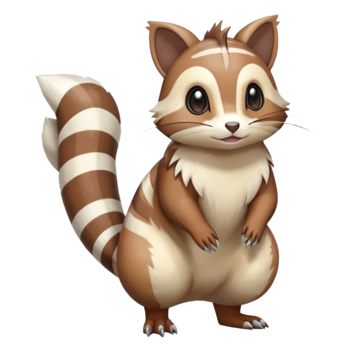 Furret-Linoone-Hybrid (Full body) sticker