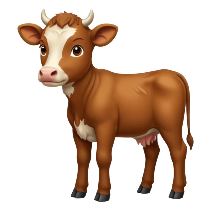 High resolution of A calf sticker