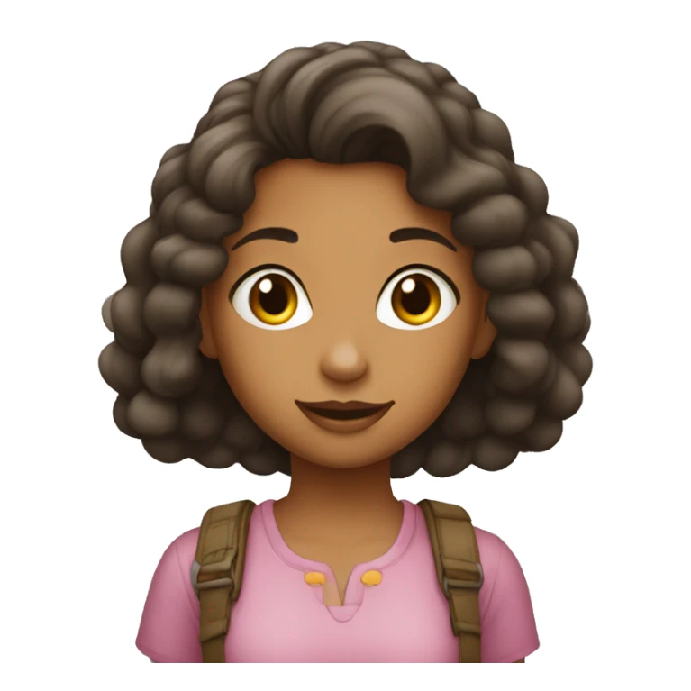 Girl of air oran&e sticker